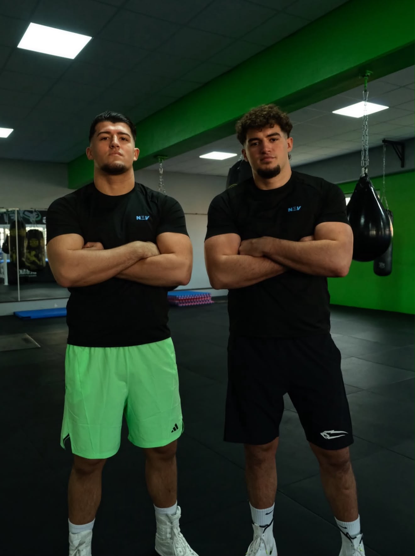 Ismet und Endrit Ademi im Trainingsgym